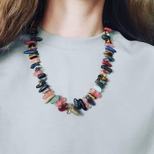 Mixed Natural Crystals necklace